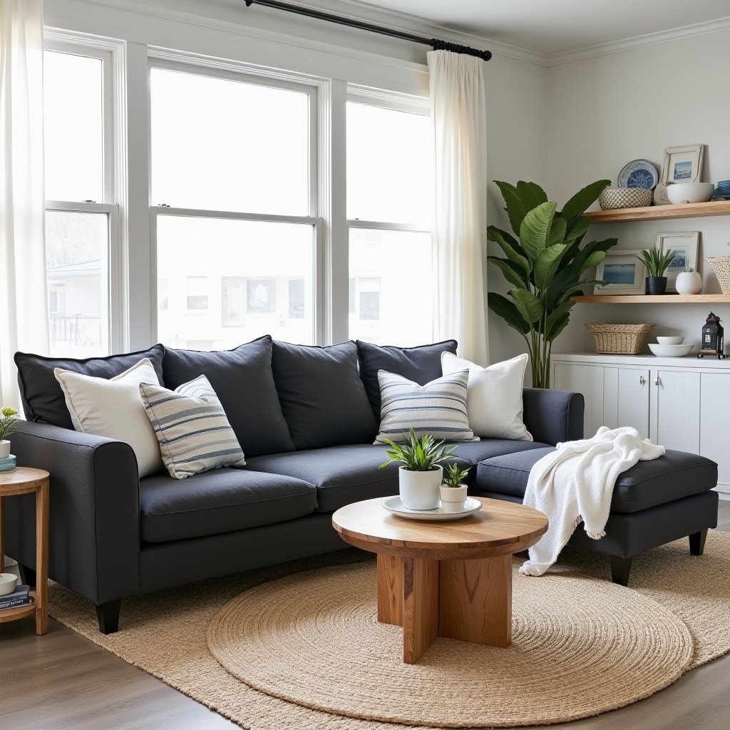 modern coastal living room 13