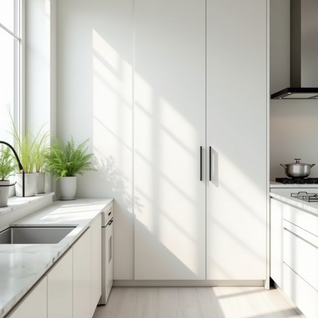 white oak and white kitchen 10