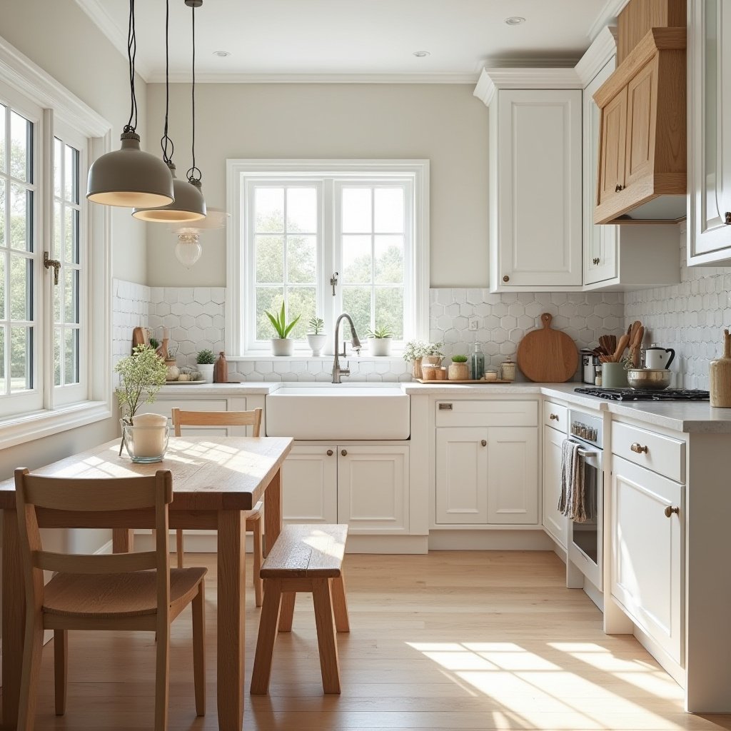 white oak and white kitchen 11