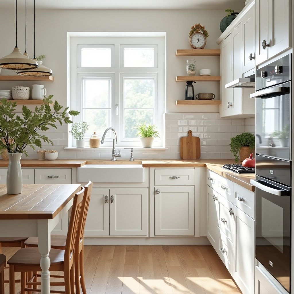 white oak and white kitchen 12