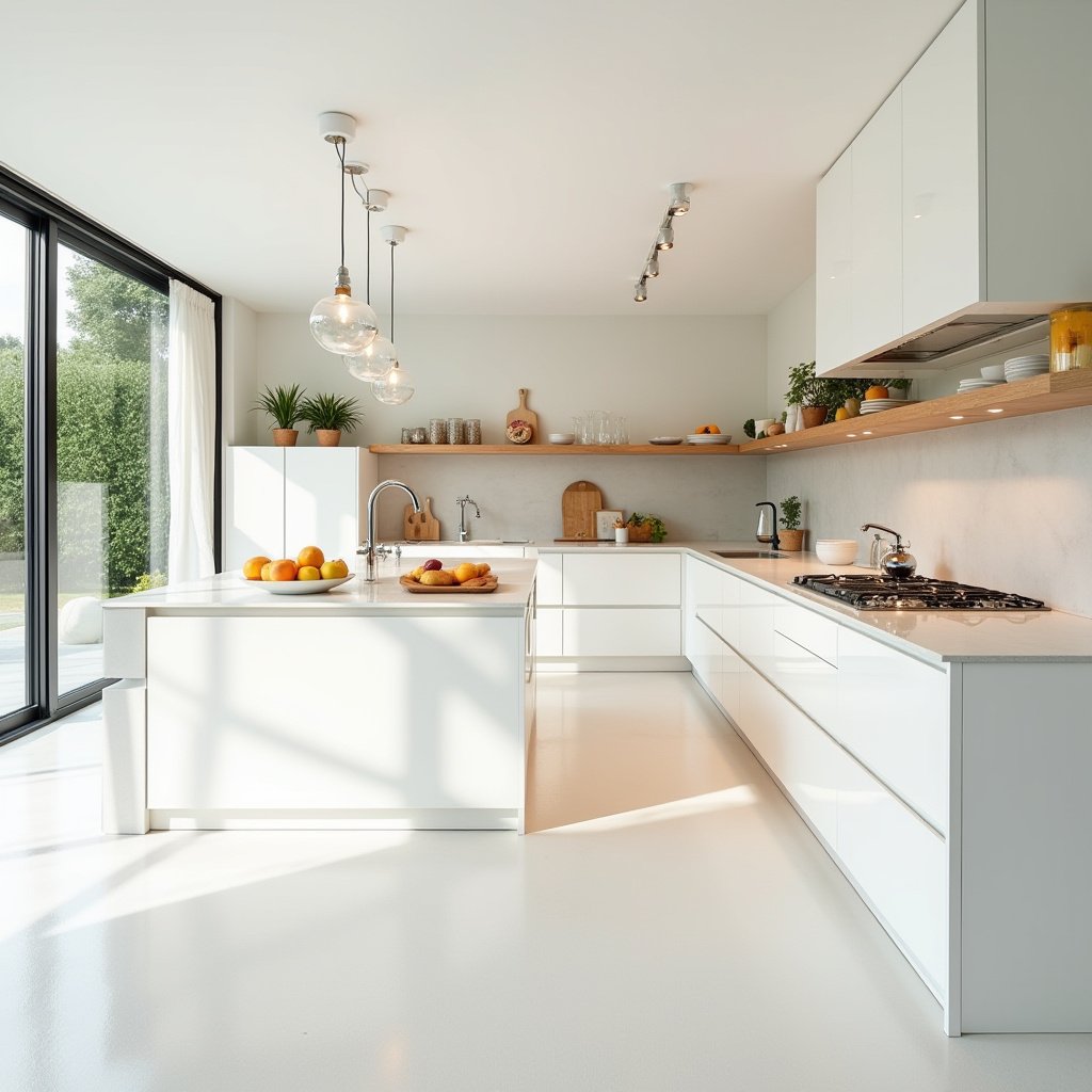 white oak and white kitchen 16