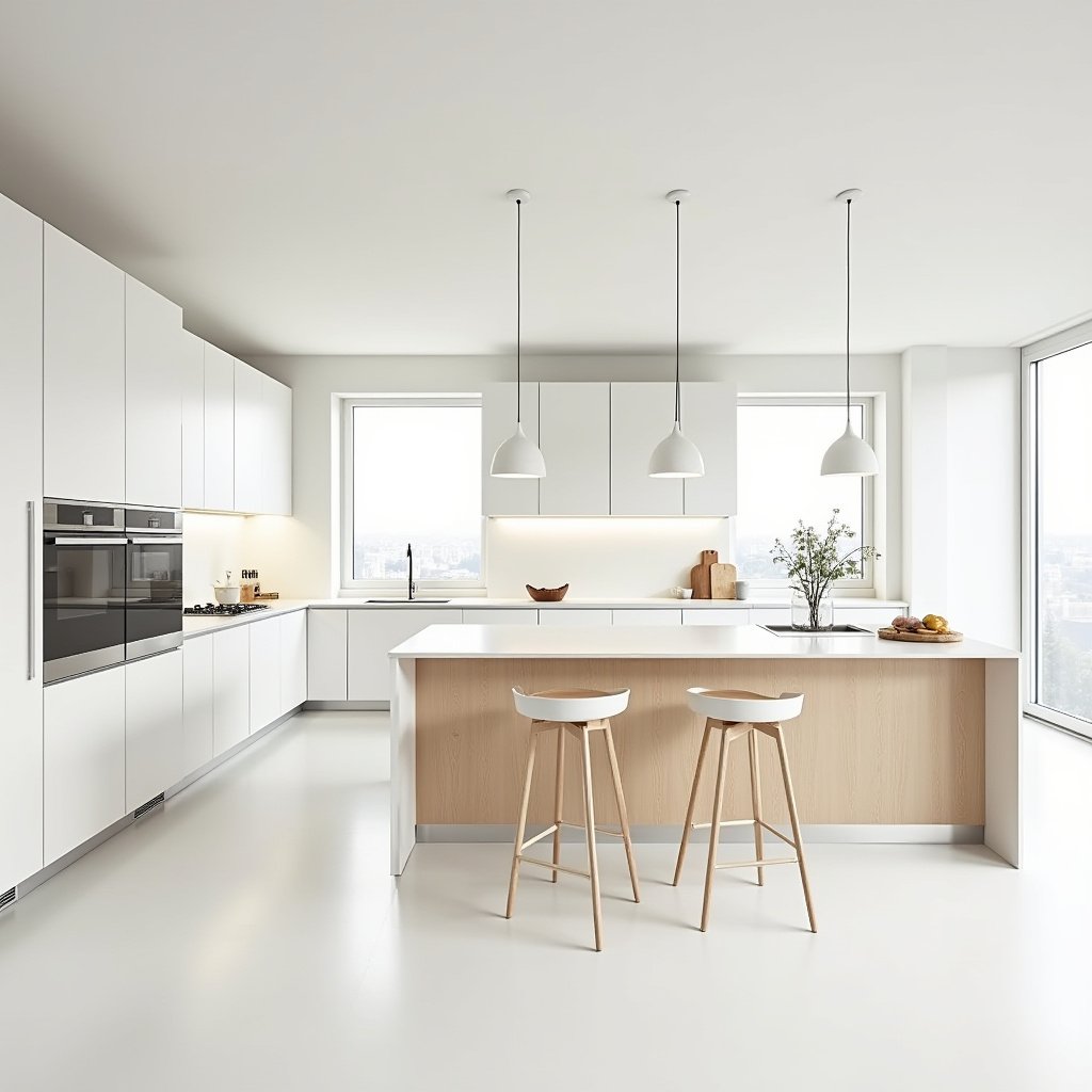 white oak and white kitchen 2