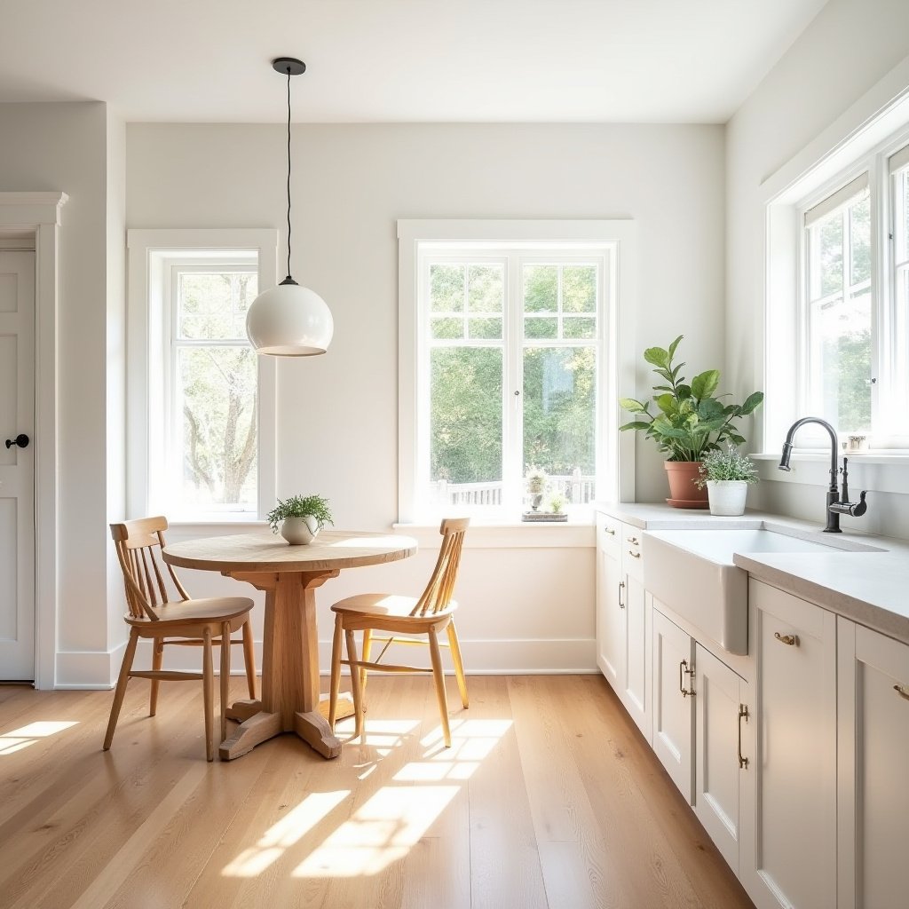 white oak and white kitchen 21