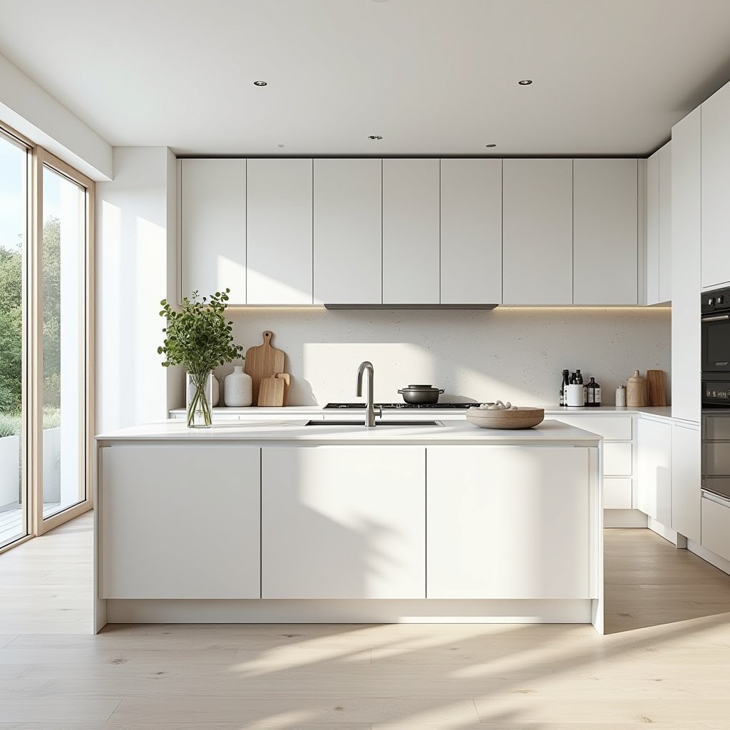 white oak and white kitchen 24