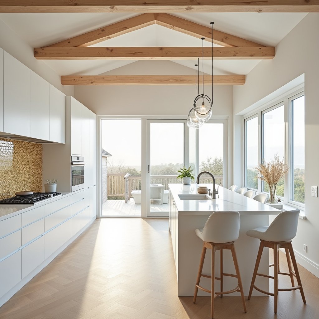 white oak and white kitchen 25
