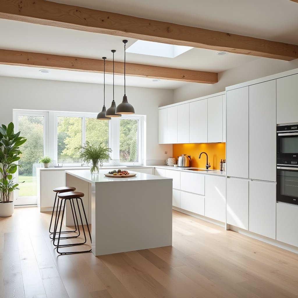 white oak and white kitchen 26
