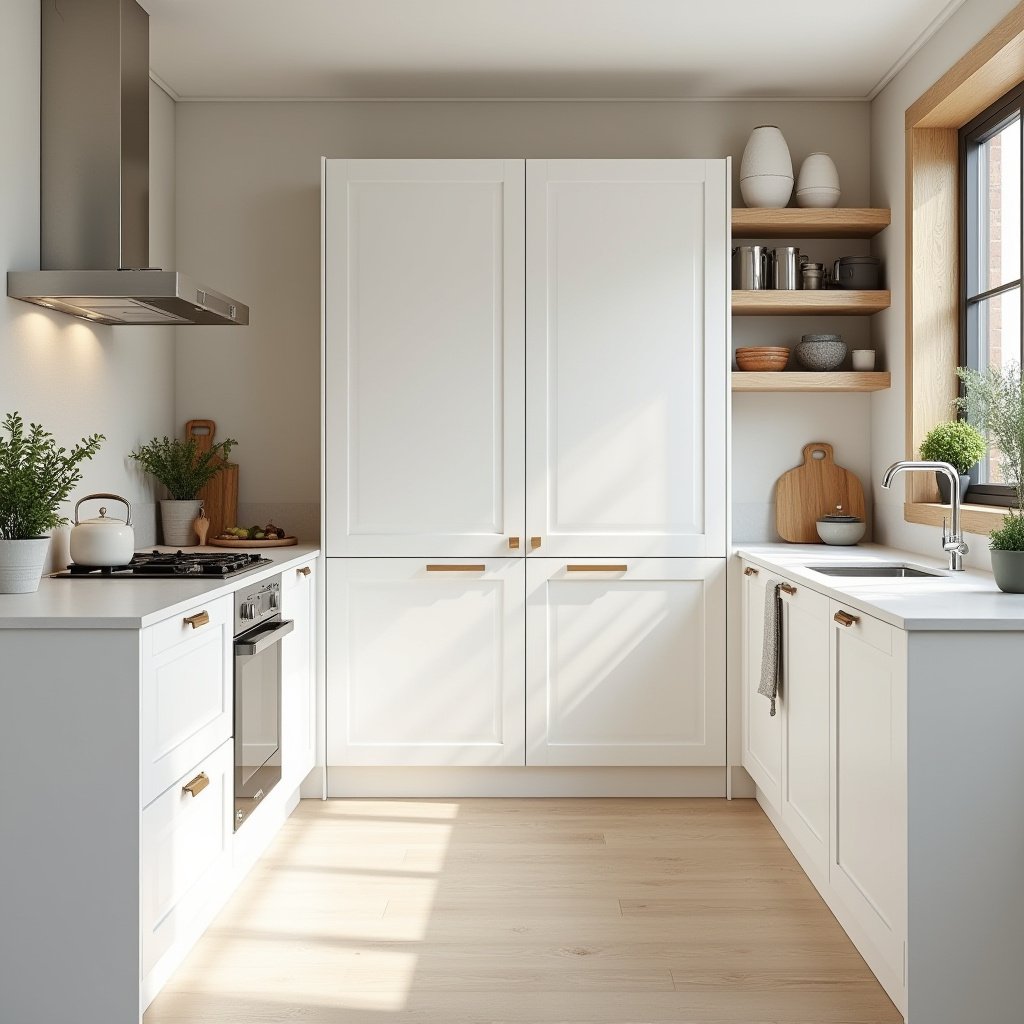 white oak and white kitchen 27