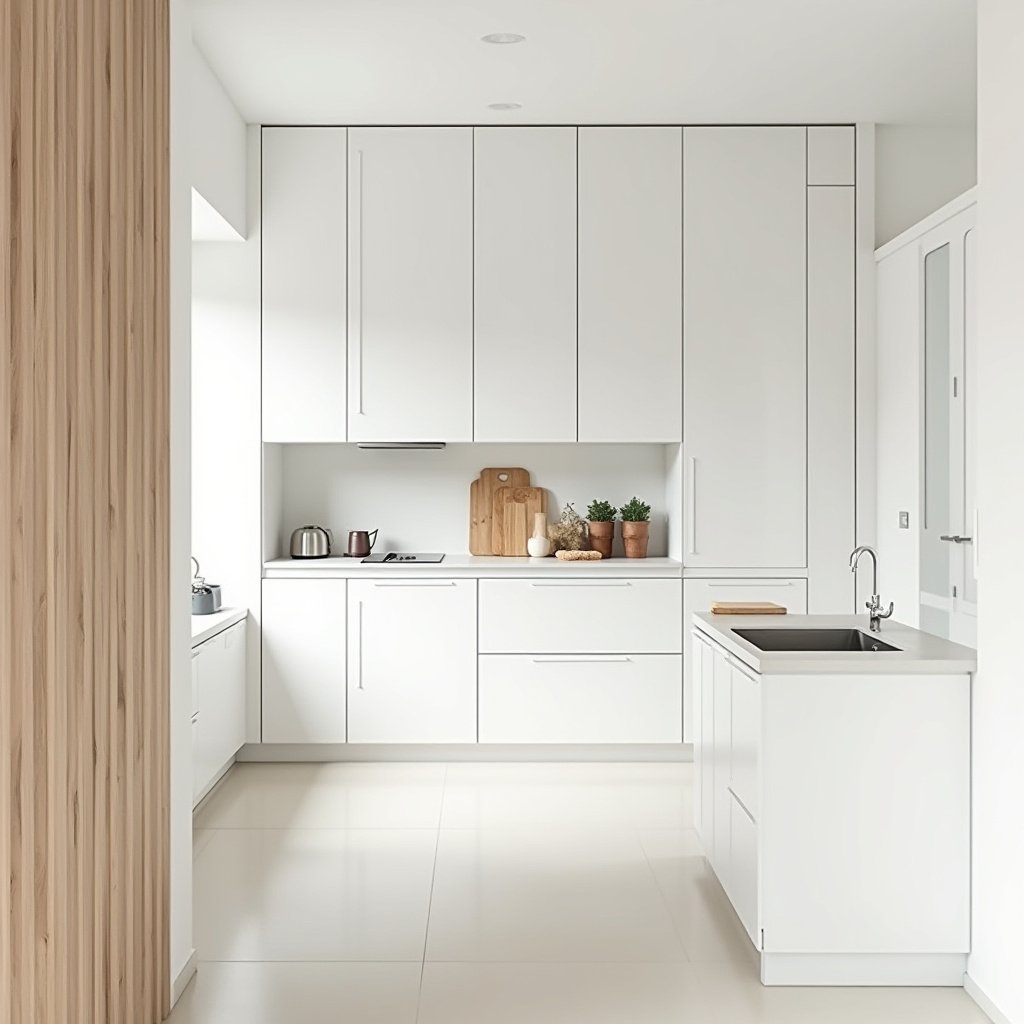 white oak and white kitchen 31