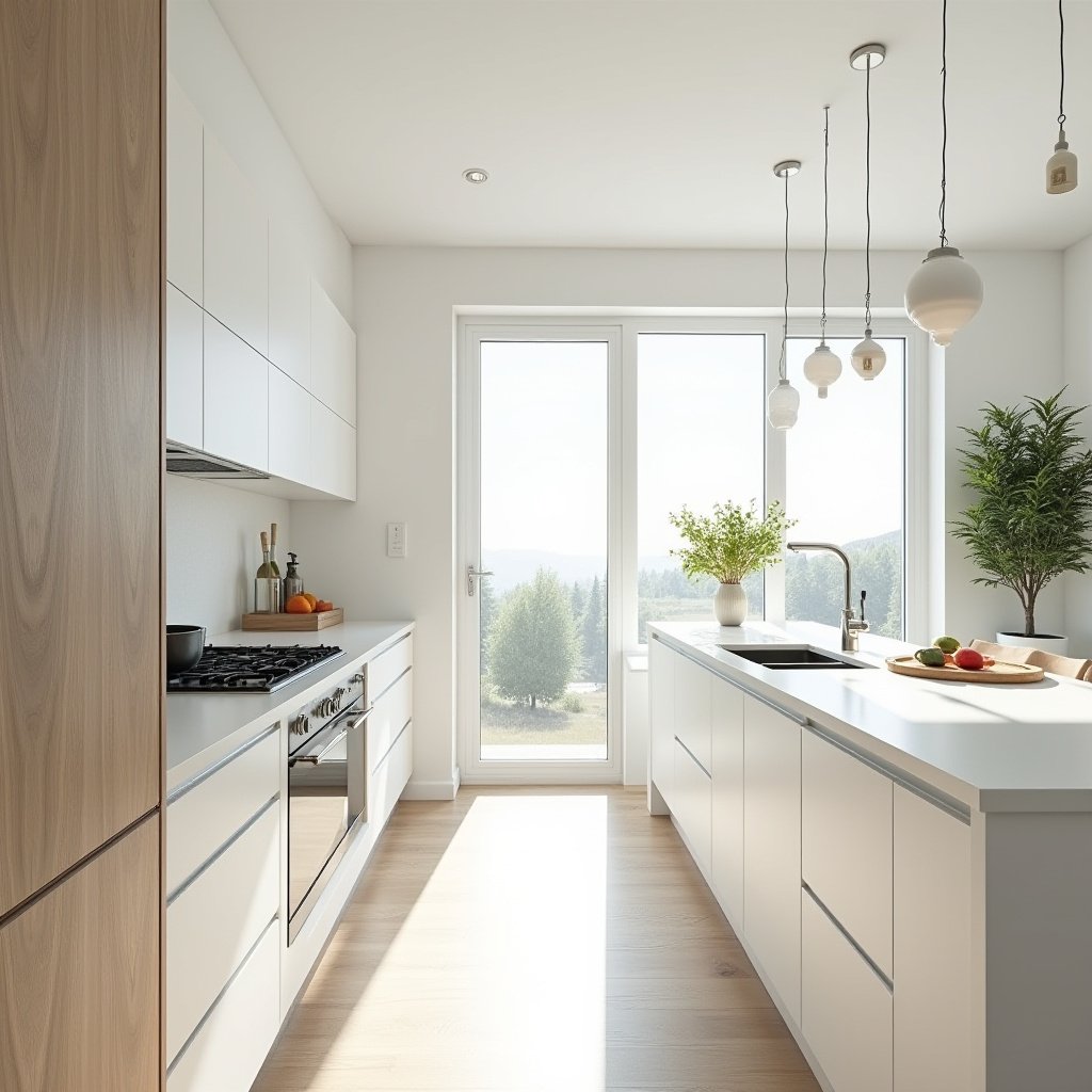 white oak and white kitchen 40