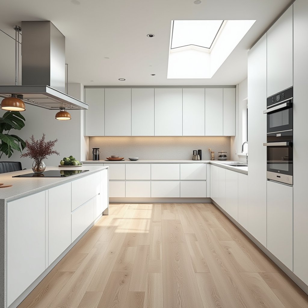 white oak and white kitchen 5