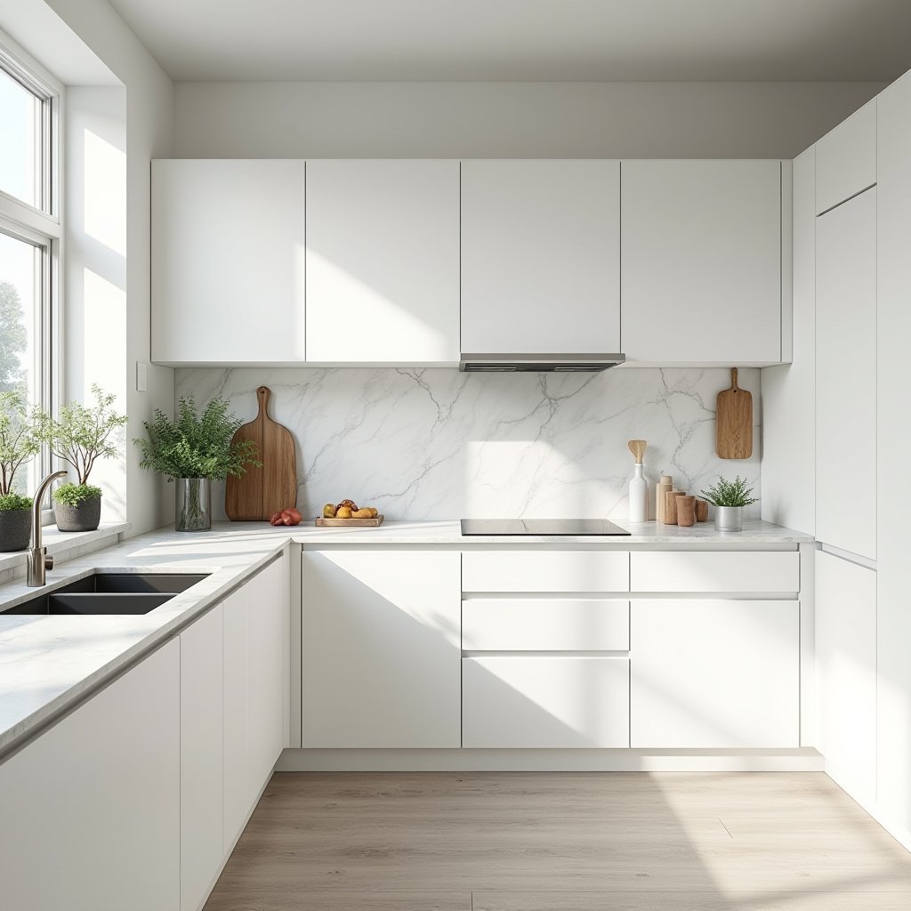 white oak and white kitchen 9