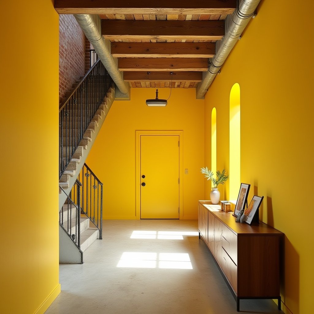 yellow hallway 12
