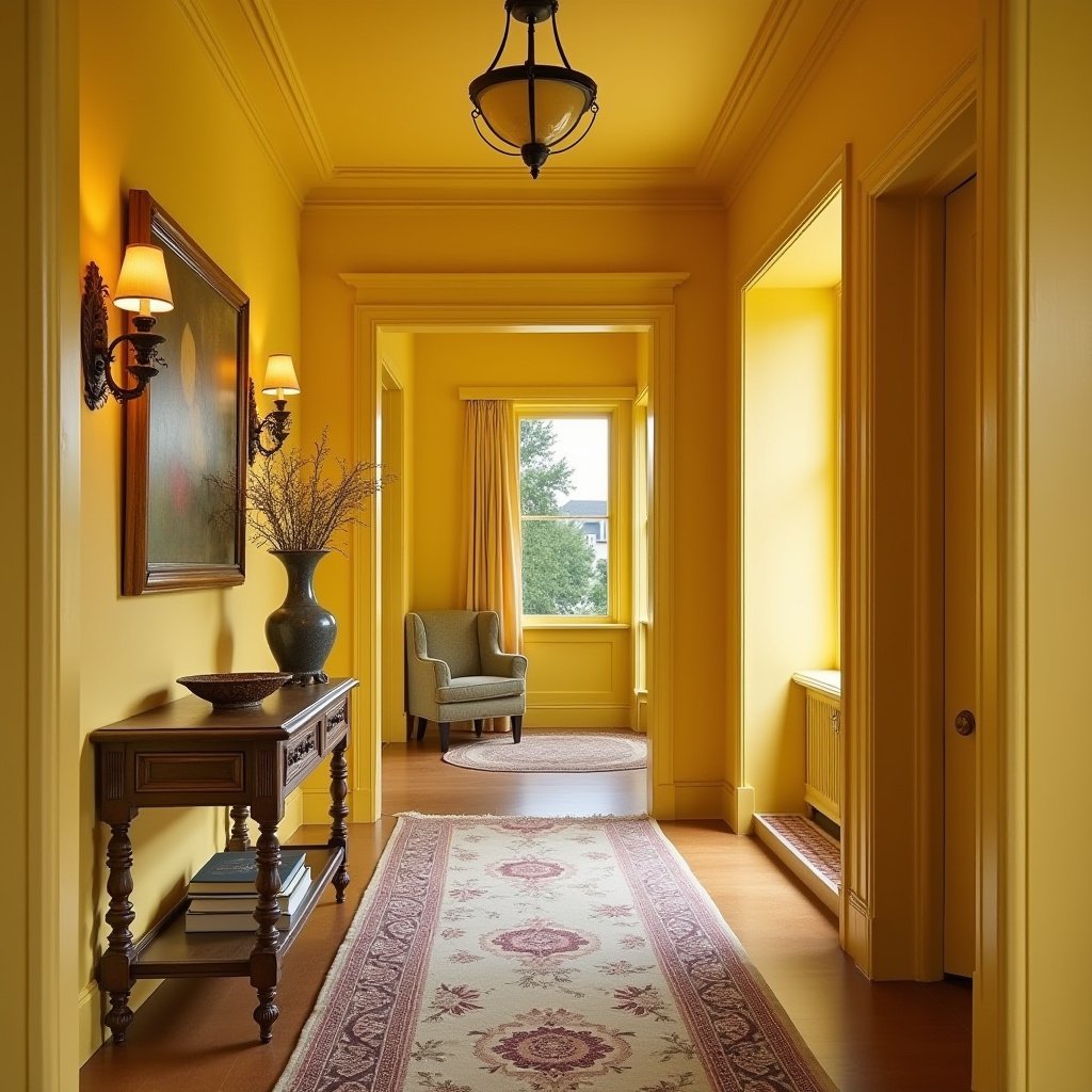 yellow hallway 16