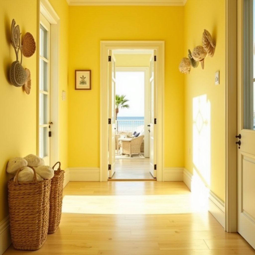 yellow hallway 17