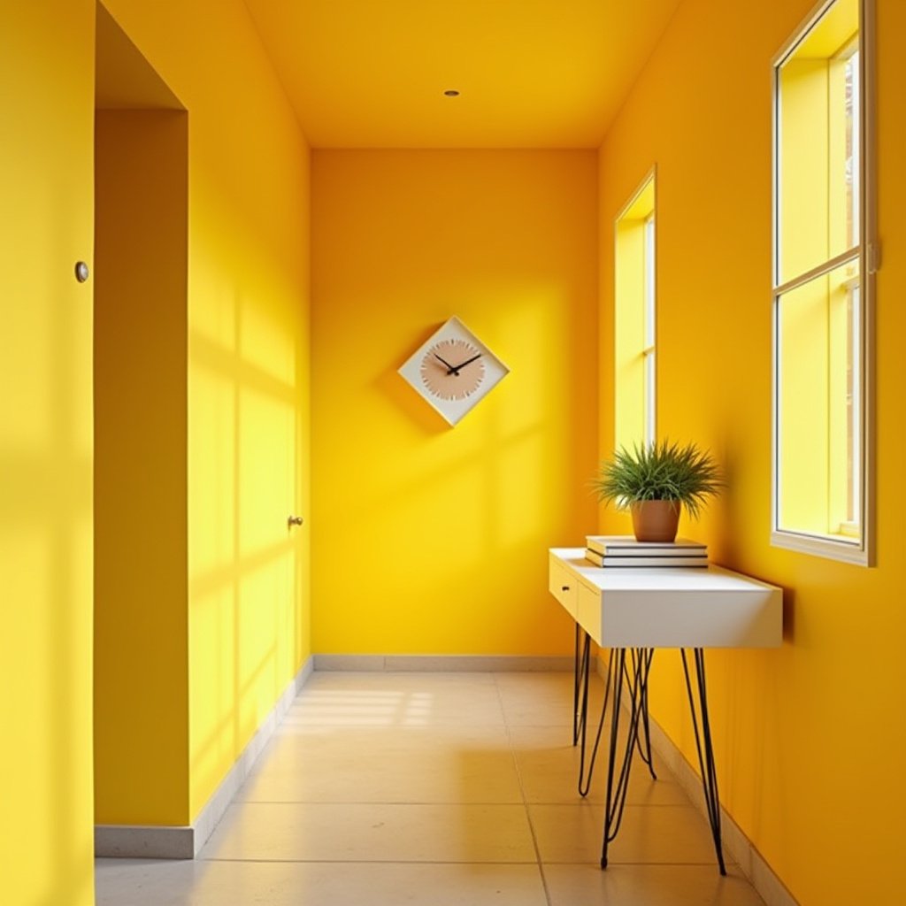 yellow hallway 19