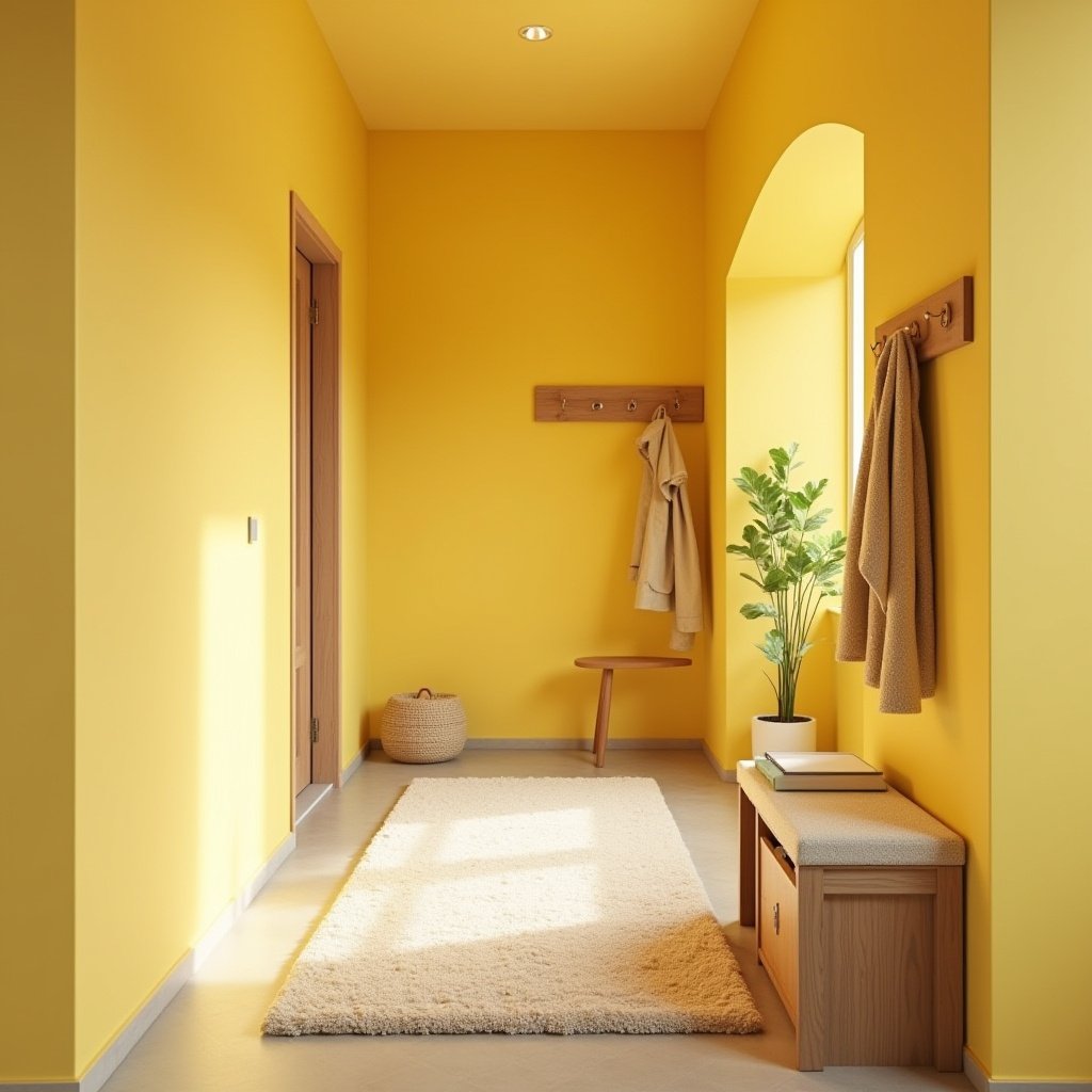 yellow hallway 3