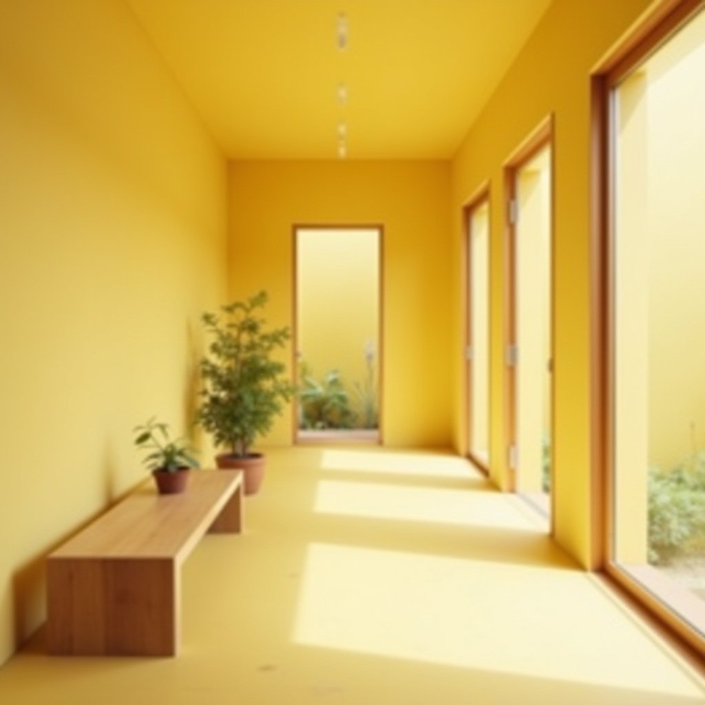 yellow hallway 34