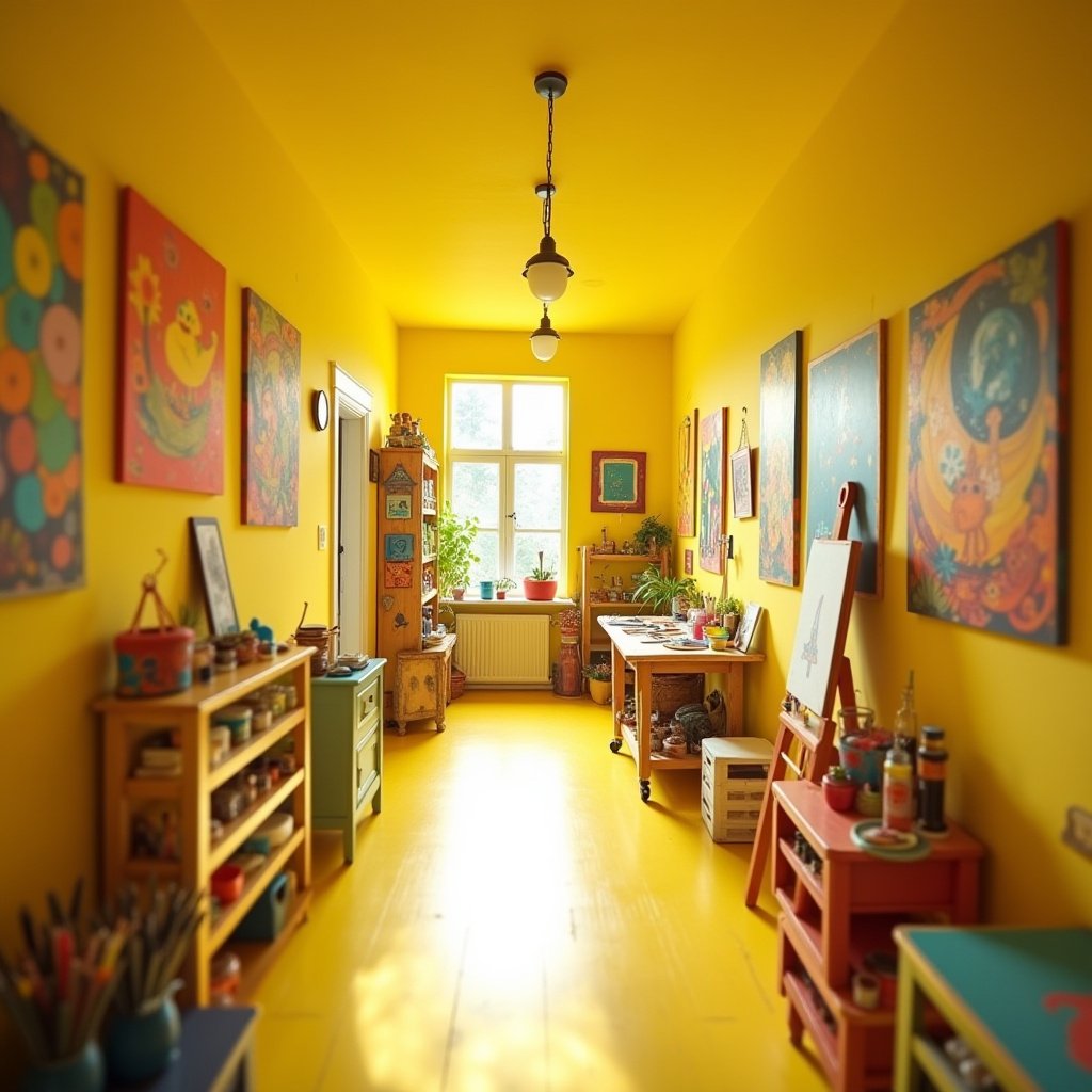 yellow hallway 35
