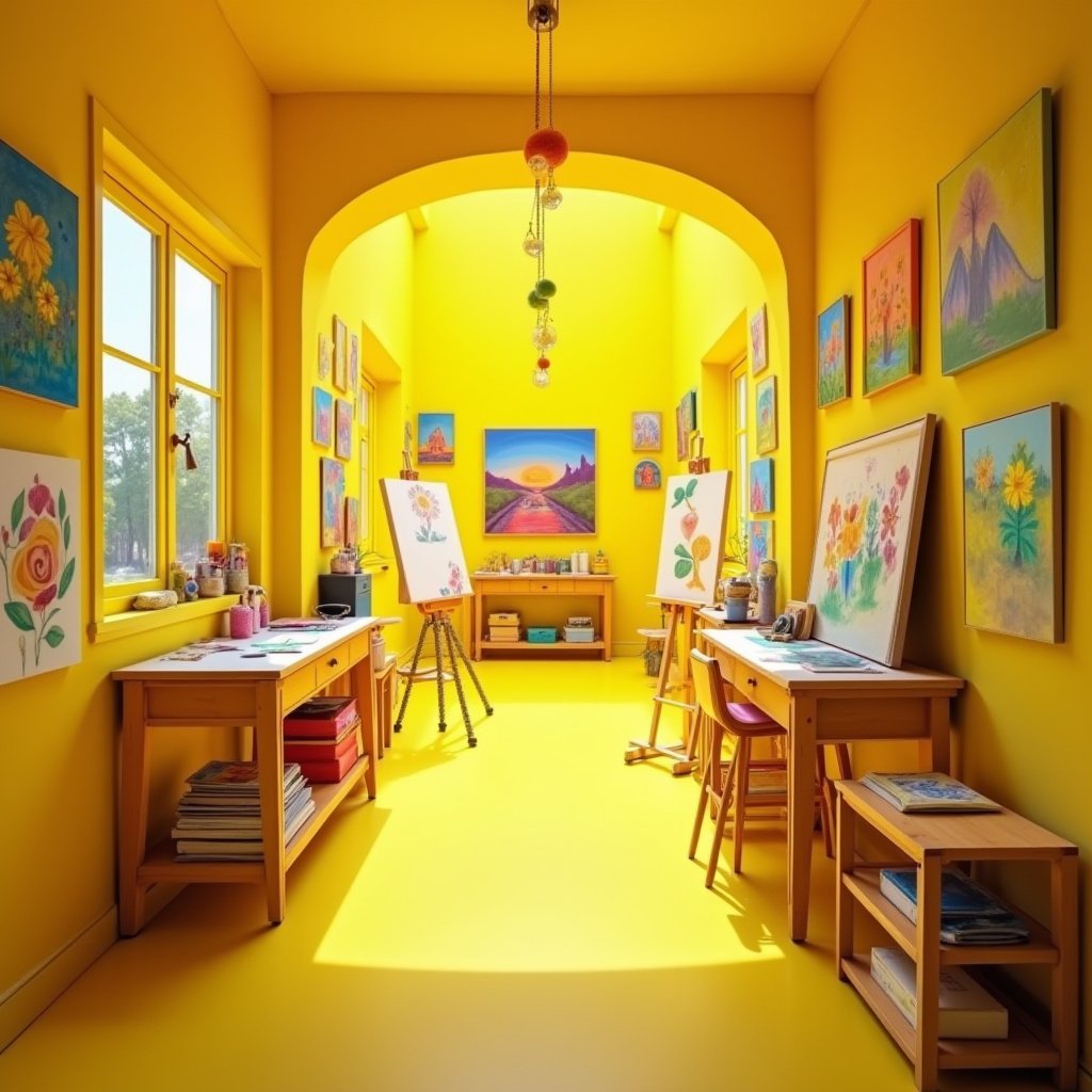 yellow hallway 36