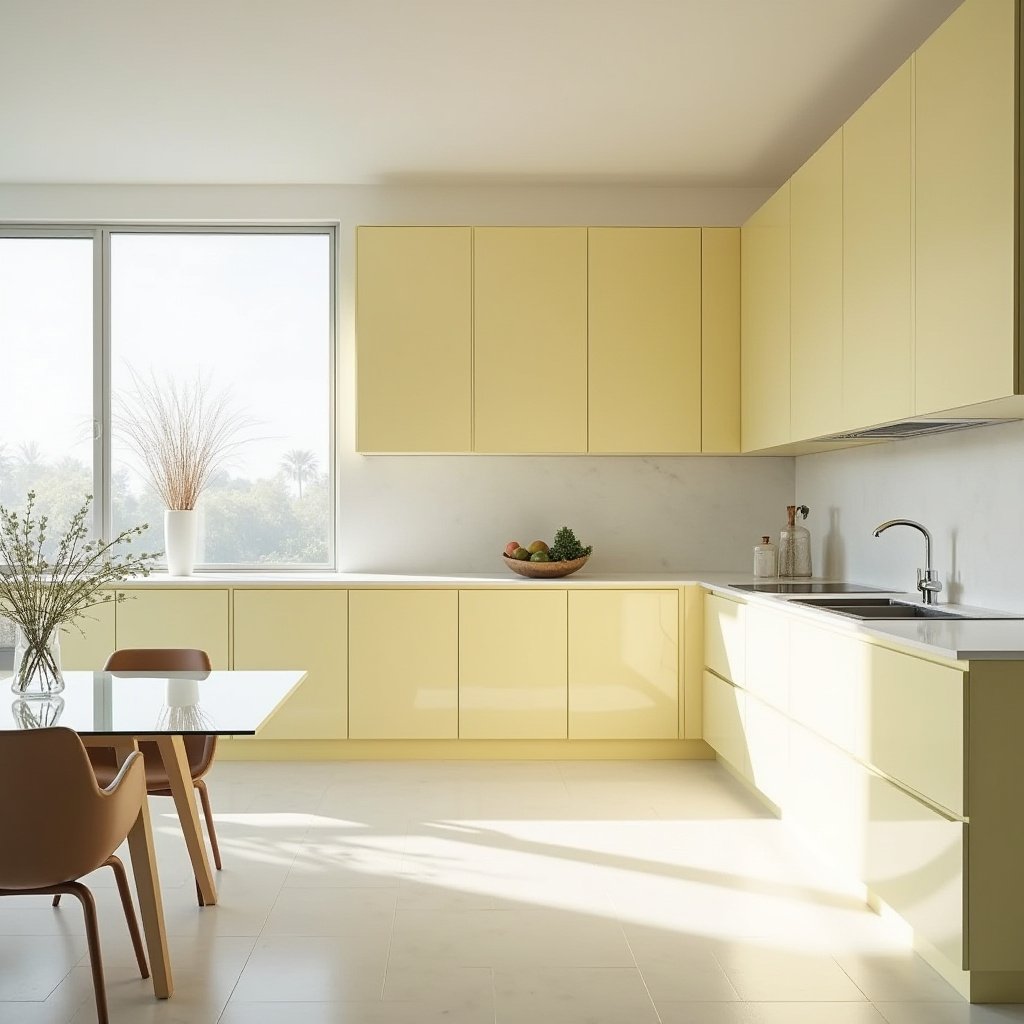 yellow kitchen cabinets 11