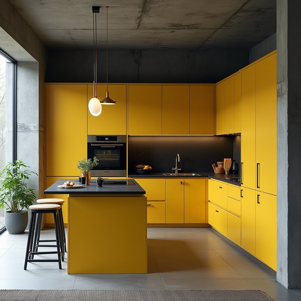 yellow kitchen cabinets 28